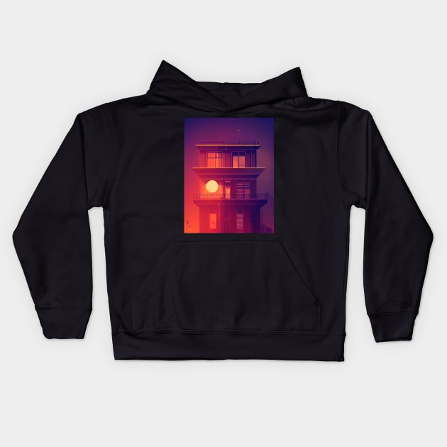 Halloween town Kids Hoodie by ComicsFactory